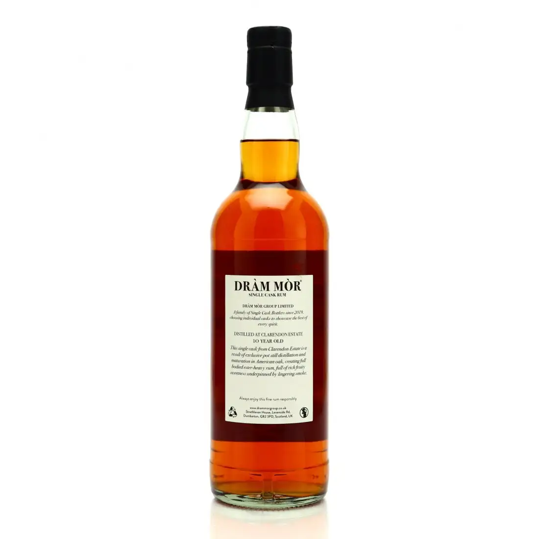 Hochauflösendes Bild von Dràm Mòr Clarendon Single Cask Rum