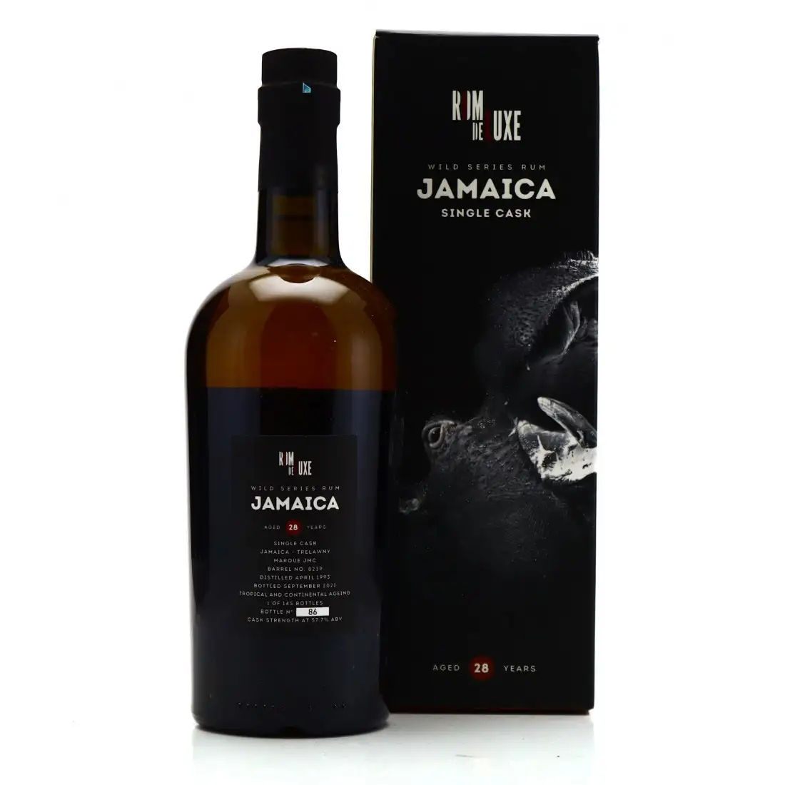Hochauflösendes Bild von Romdeluxe Hampden Wild Series Rum Jamaica No. 18 JMC 1993