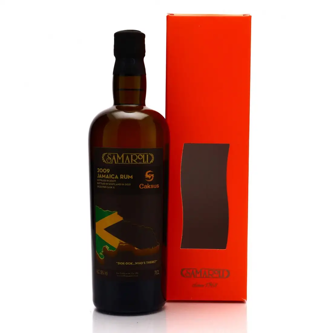 Bottle of Samaroli Hampden Caksus Jamaica Rum DOK 2009