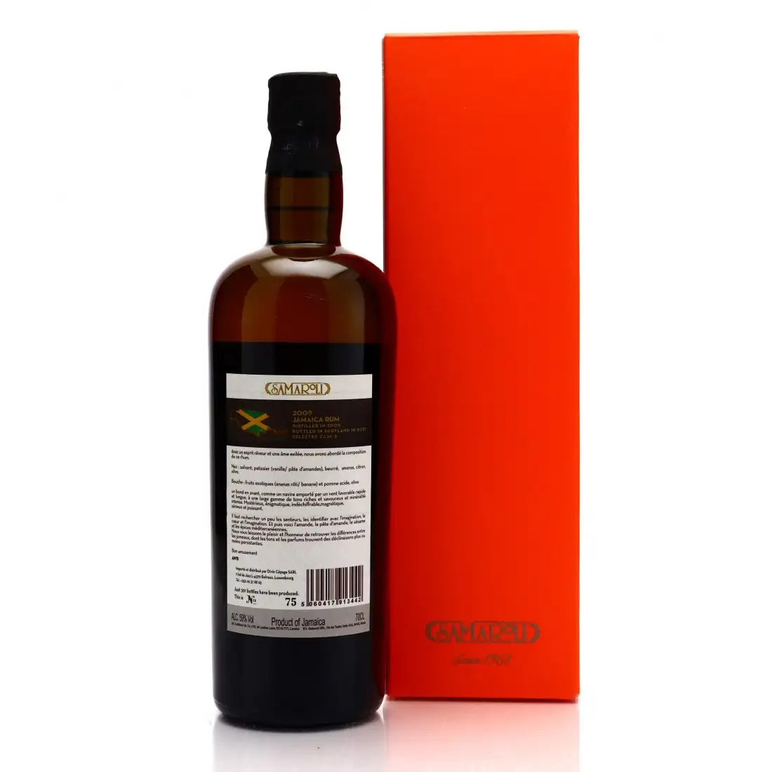 Hochauflösendes Bild von Samaroli Hampden Caksus Jamaica Rum DOK 2009