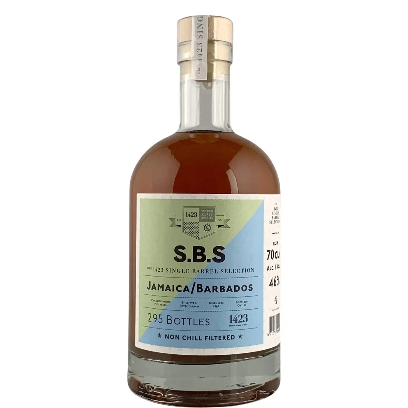 Bottle of S.B.S Jamaica / Barbados