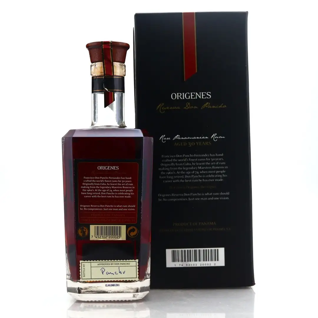 Hochauflösendes Bild von Don José Origines Reserva Don Pancho 1983