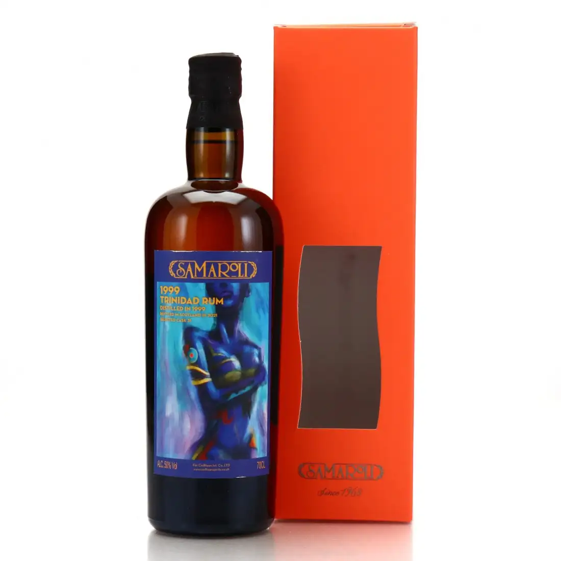 Bottle of Samaroli Trinidad Rum 1999