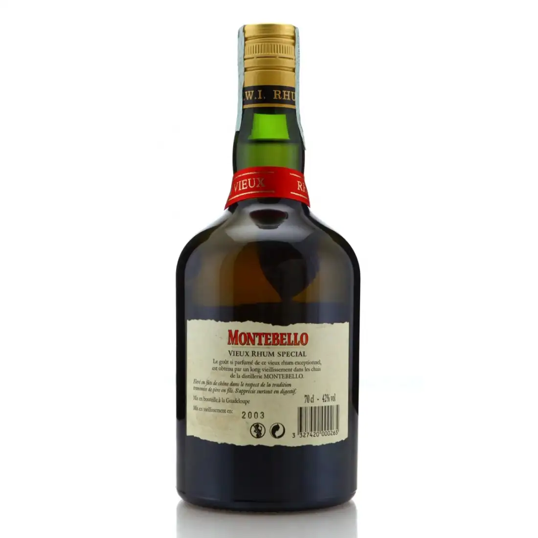 Hochauflösendes Bild von Carrere Montebello Rhum Vieux 2003