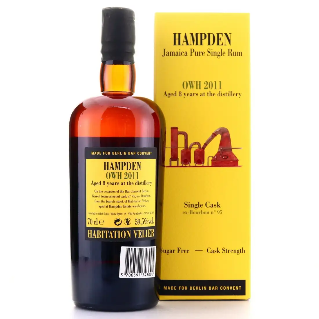 Hochauflösendes Bild von Habitation Velier Hampden Single Cask Berlin Bar Convent OWH 2011