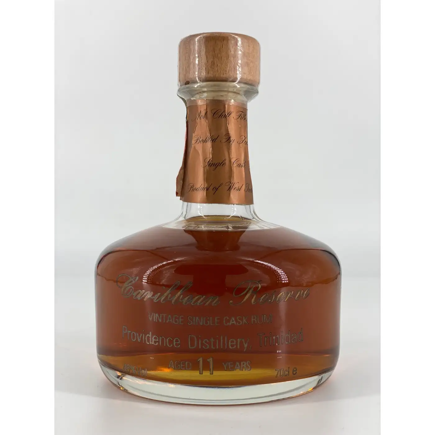 Bottle of Liquid Gold Caroni Caribbean Reserve Providence 1991