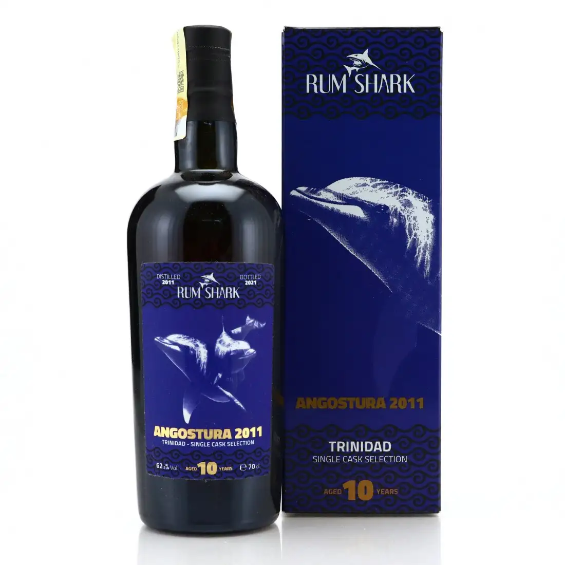 Bottle of Rum Shark T.D.L Angostura 2011