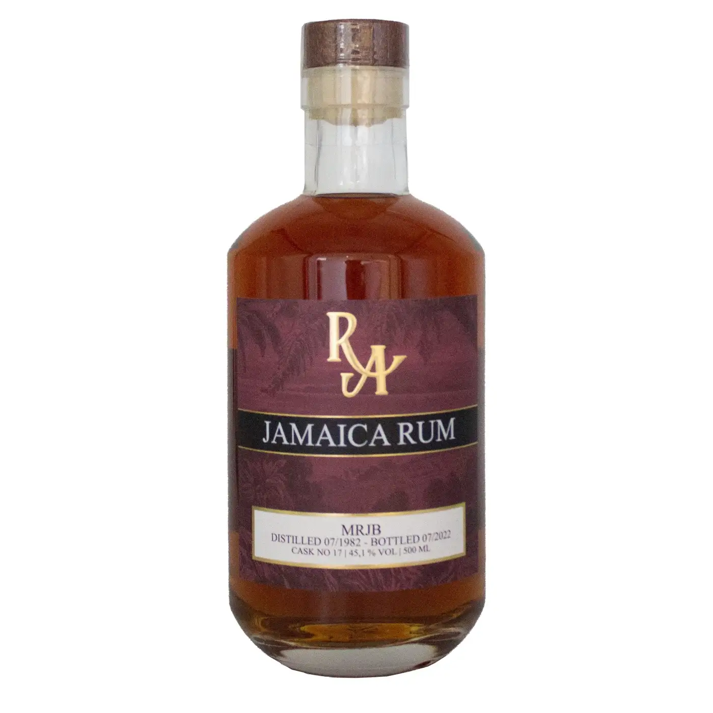 Hochauflösendes Bild von RA Jamaica Rum MRJB 1982