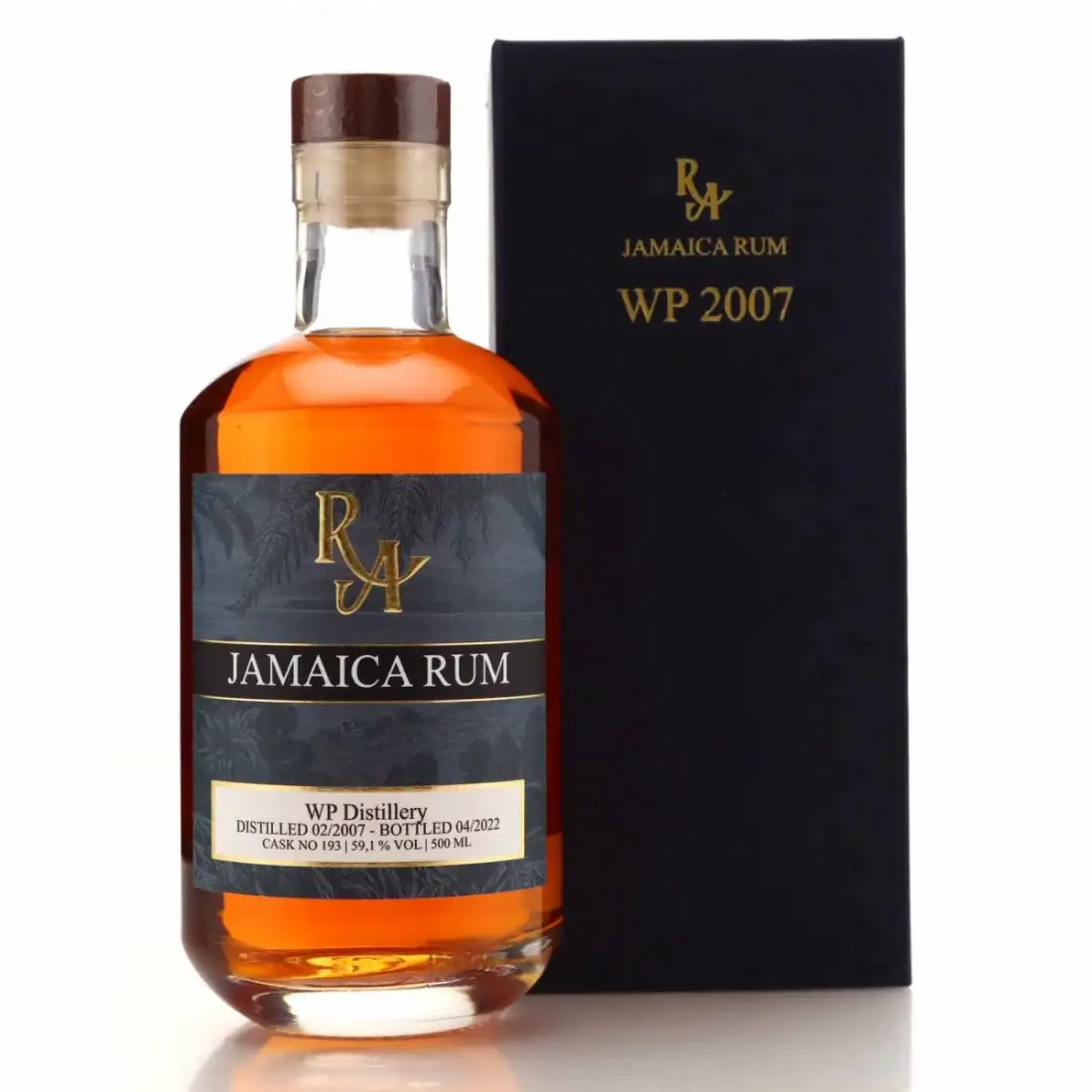 Bottle of Worthy Park RA Jamaica Rum WP 2007
