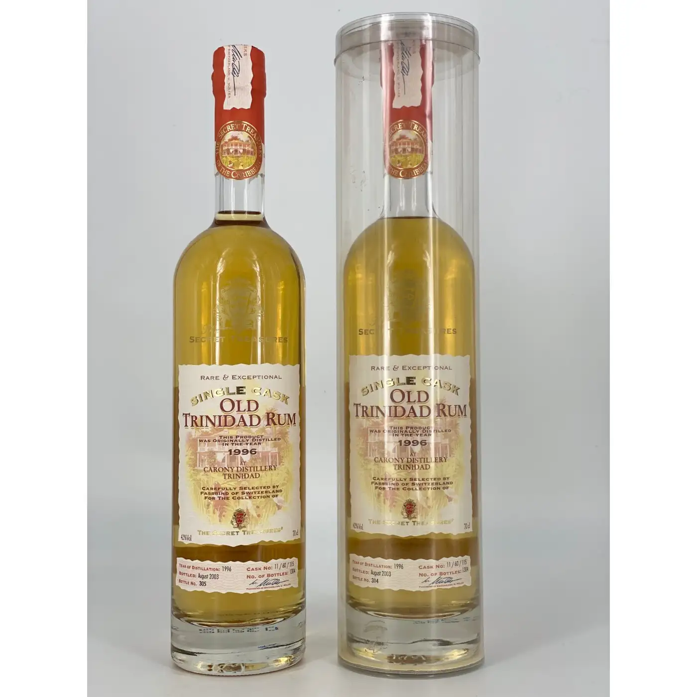 Hochauflösendes Bild von Secret Treasures Caroni Old Trinidad Rum 1996