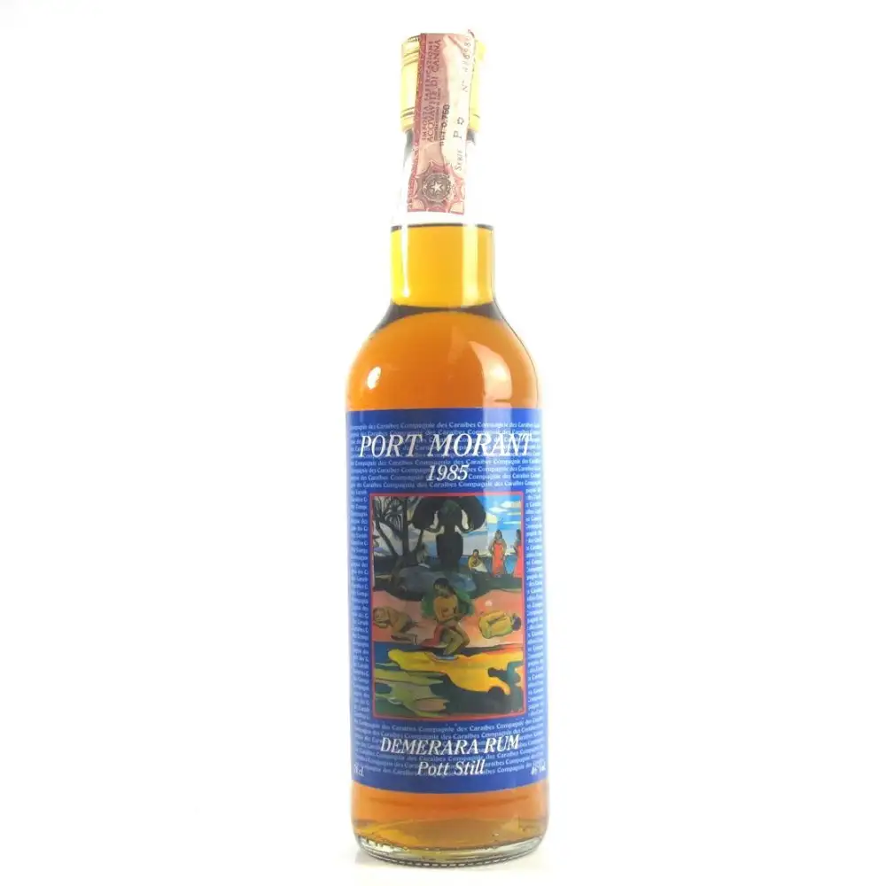 Bottle of Velier Port Mourant Demerara Rum Pott Still 1985