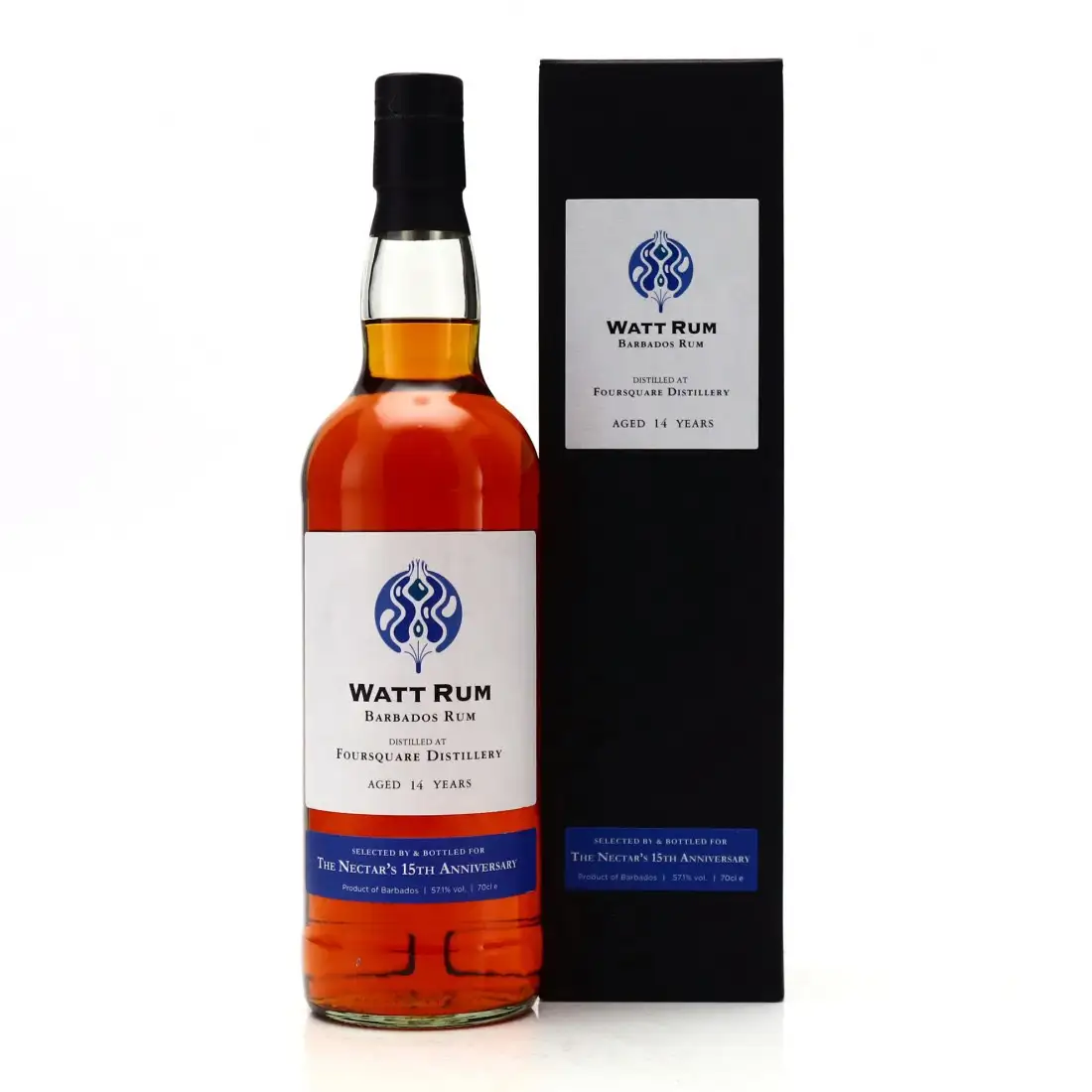 Bottle of Watt Rum Foursquare Barbados Rum (Nectar 15th Anniversary) 2007