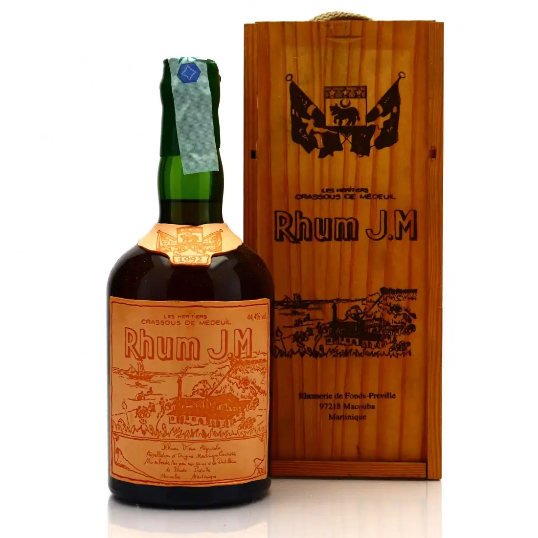 Bottle of Rhum J.M 1992