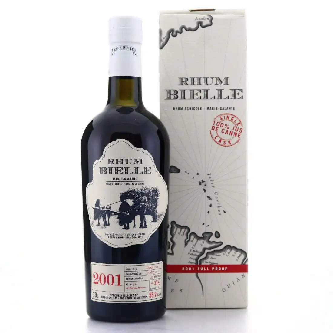 Hochauflösendes Bild von Bielle Selected by Kirsch Whisky 2001