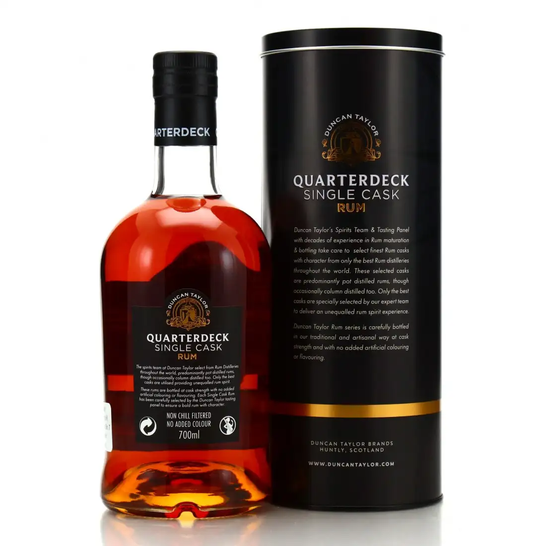 Hochauflösendes Bild von Duncan Taylor Caroni Quarterdeck Single Cask Trinidad 1998
