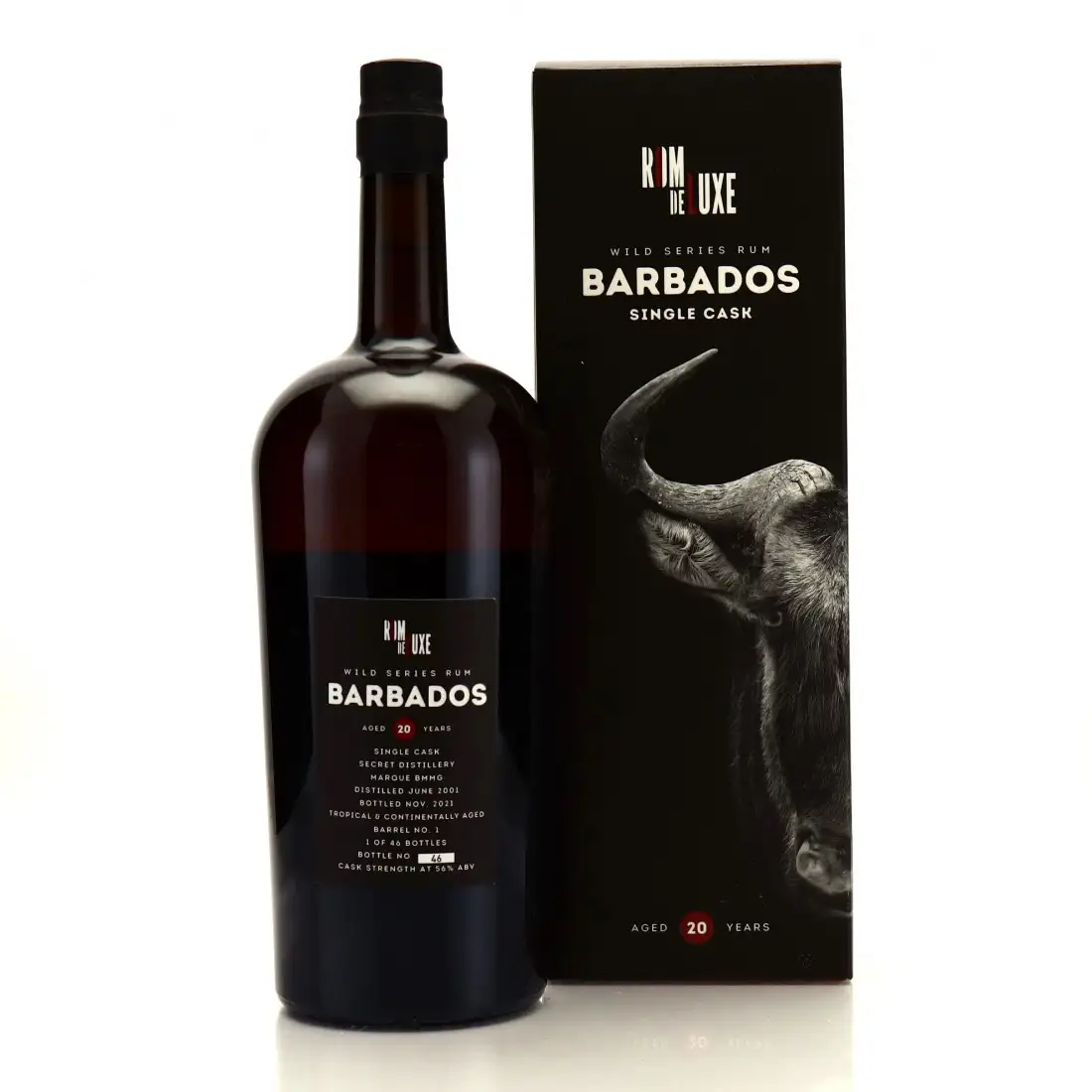 Hochauflösendes Bild von Romdeluxe Mount Gay Wild Series Rum Barbados No. 22 (Magnum) BMMG 2001
