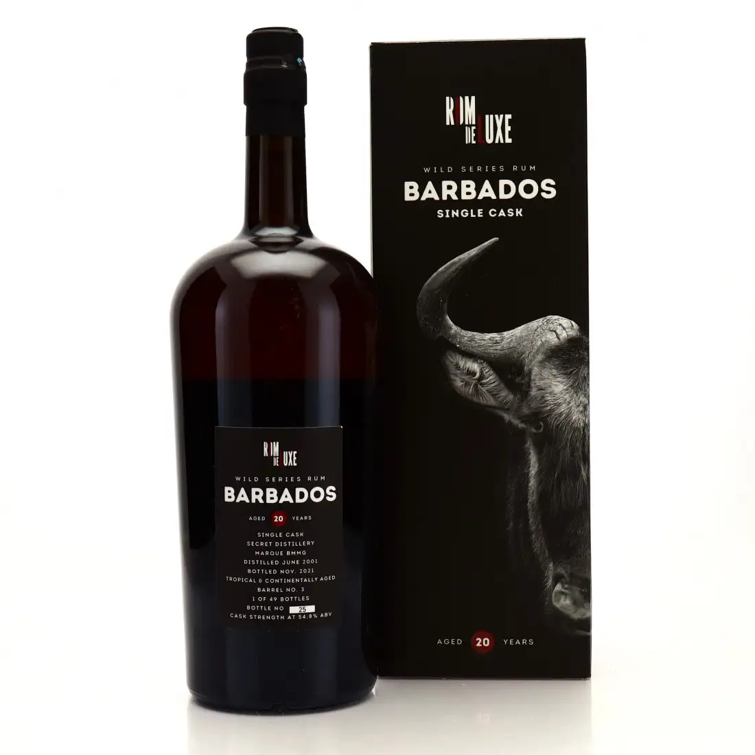 Hochauflösendes Bild von Romdeluxe Mount Gay Wild Series Rum Barbados No. 22 (Magnum) BMMG 2001