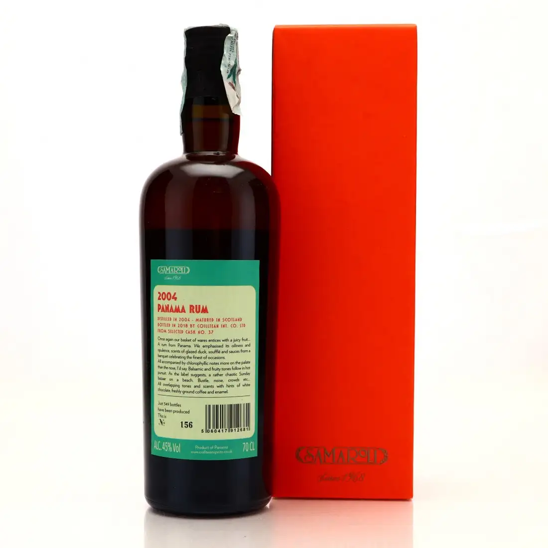 Hochauflösendes Bild von Samaroli Panama Rum 2004