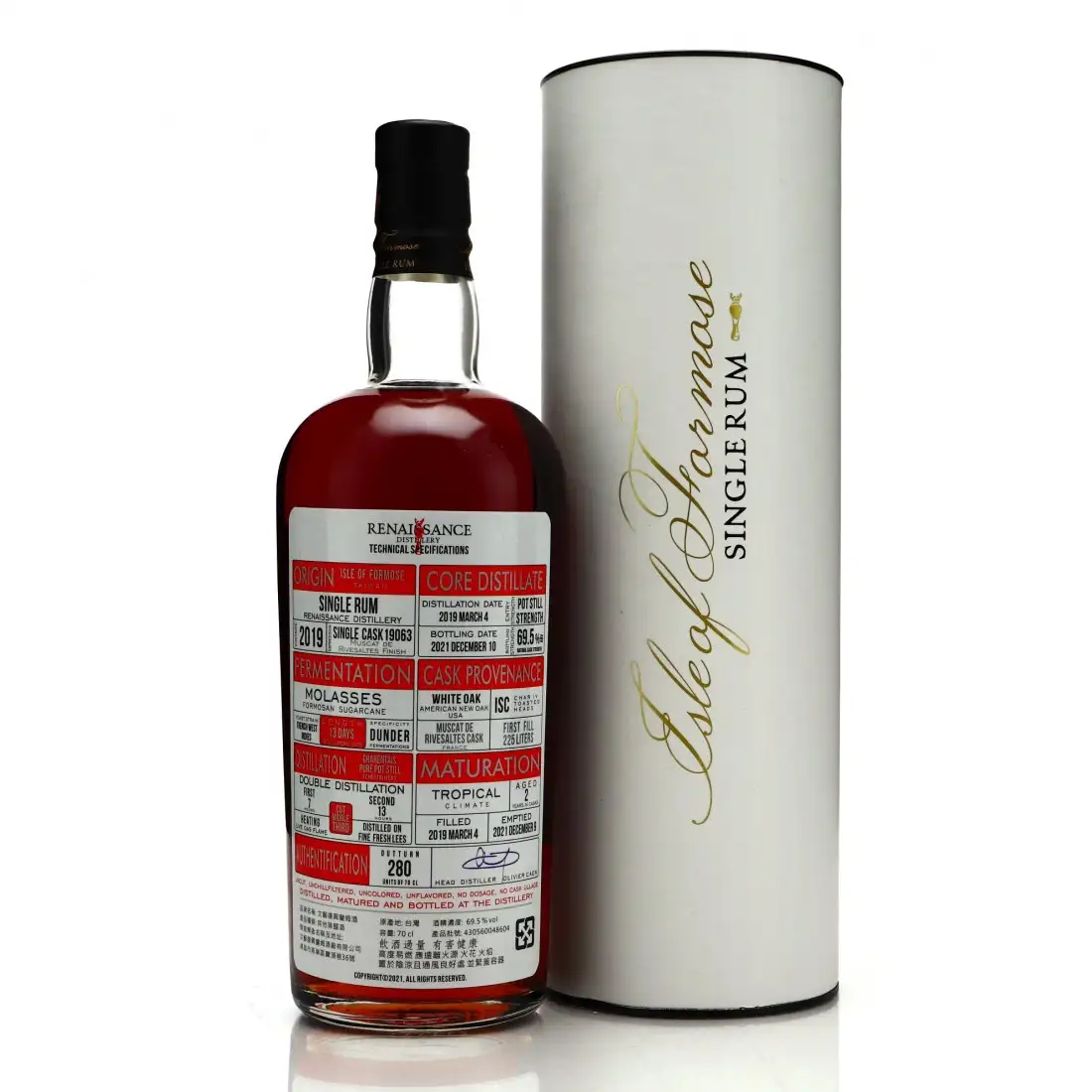 Hochauflösendes Bild von Renaissance Single Rum 2019