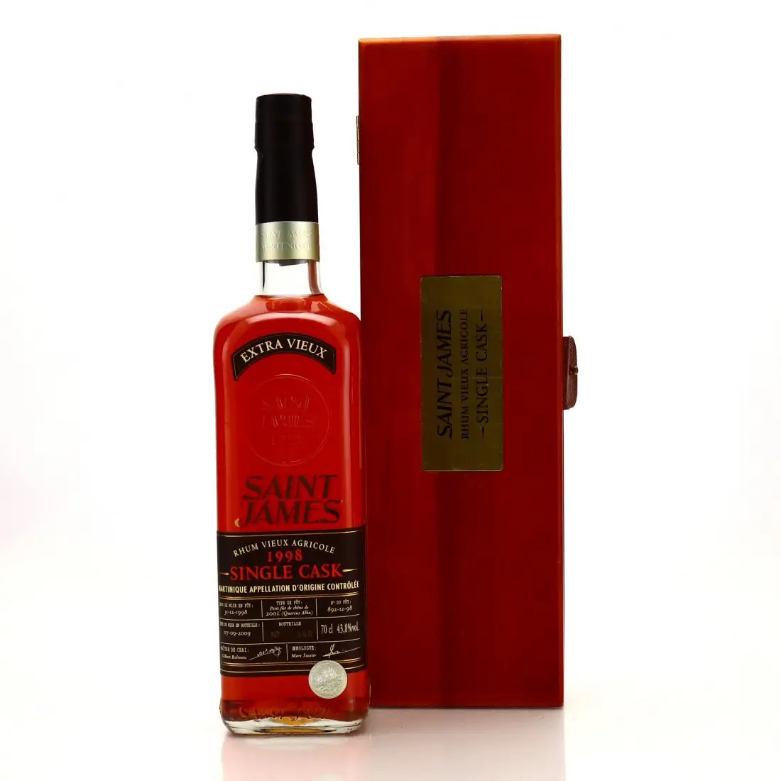 Hochauflösendes Bild von Saint James Single Cask 1998