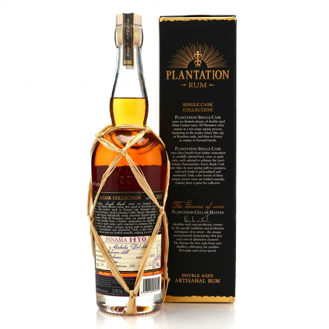 Hochauflösendes Bild von Alcoholes Del Istmo Plantation Panama 14YO Rye Whiskey Cask Finish