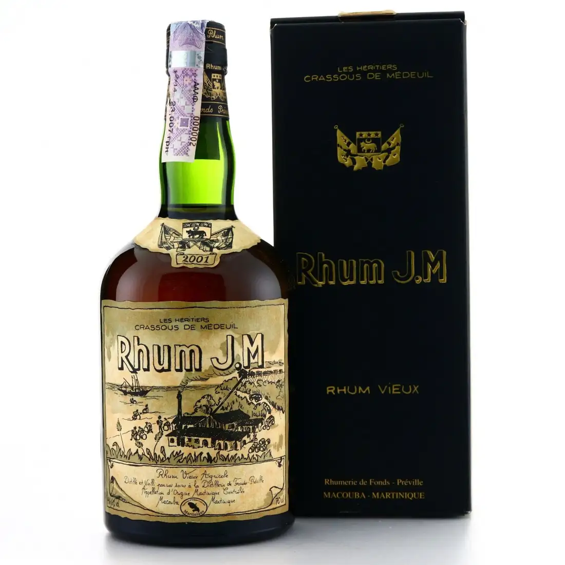 Hochauflösendes Bild von Rhum J.M 2001