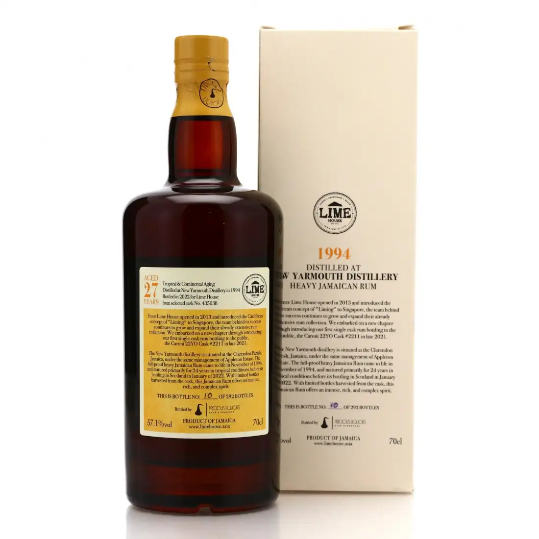 Hochauflösendes Bild von Precious Liquors New Yarmouth Lime House 1994