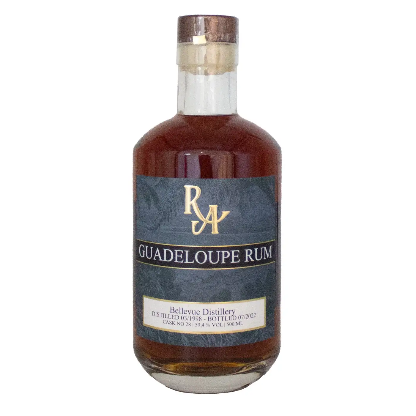 Bottle of Bellevue RA Guadeloupe SFGB 1998