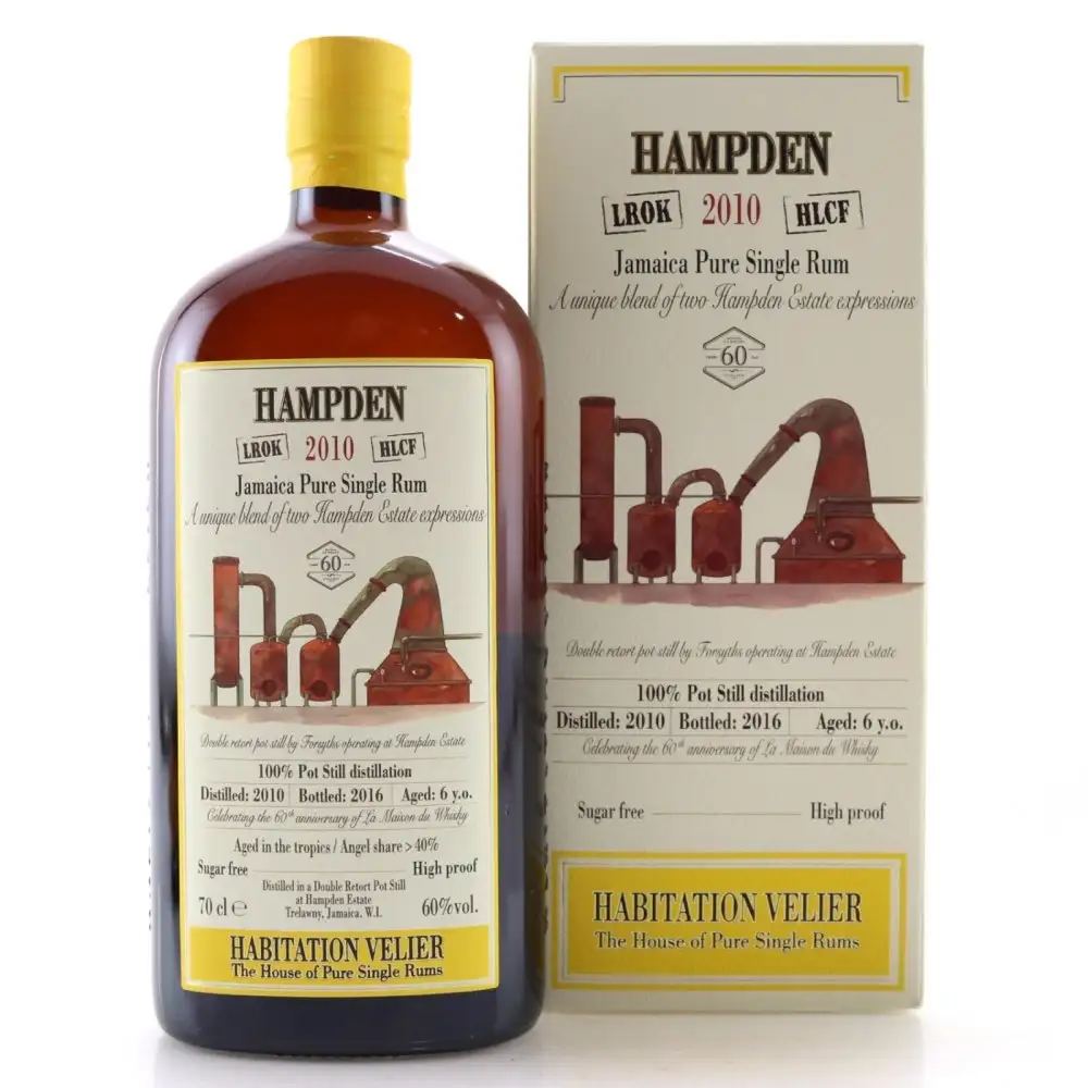 Bottle of Habitation Velier Hampden LMDW 60th LROK HLCF 2010