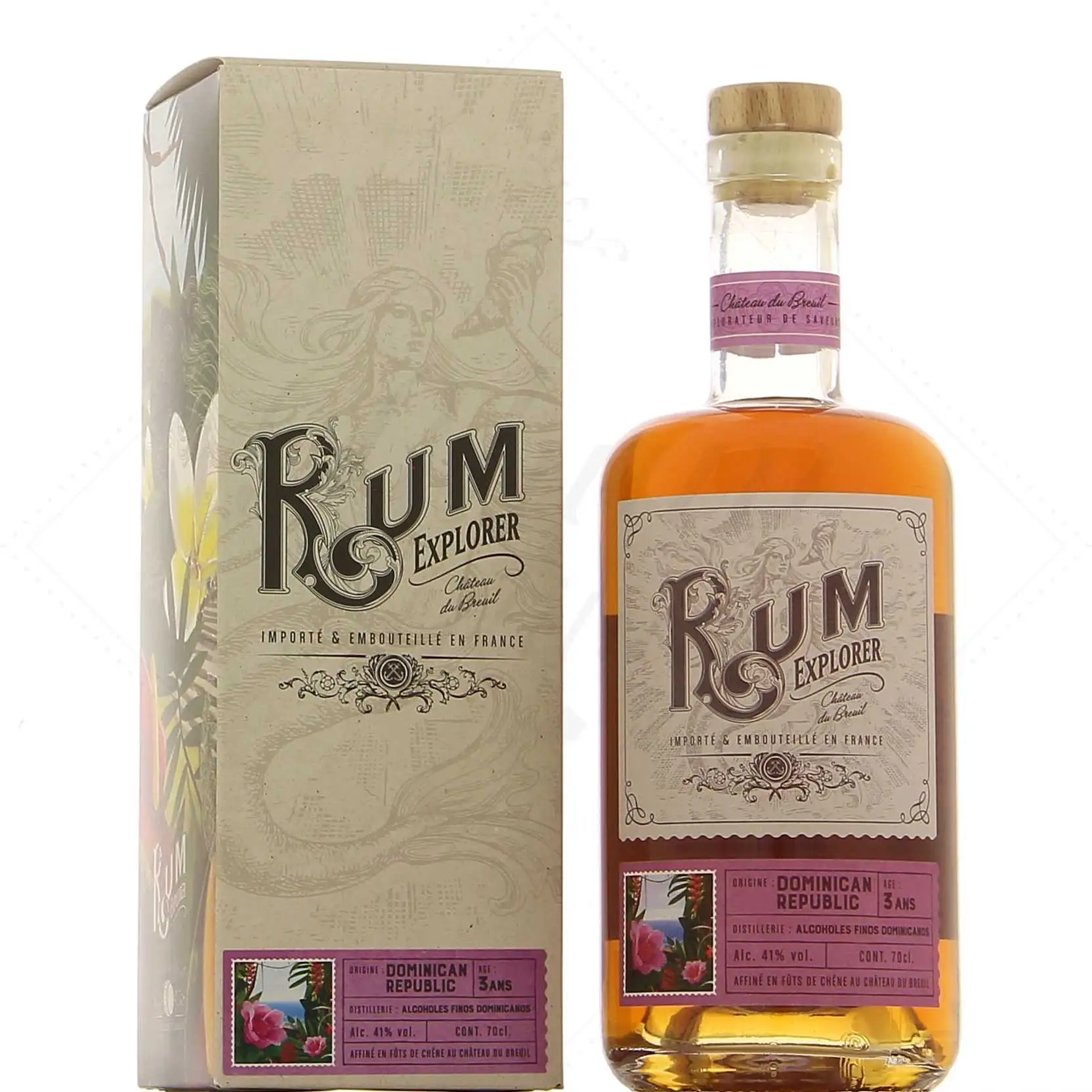 Bottle of Château du Breuil A.F.D. Rum Explorer Dominican Republic