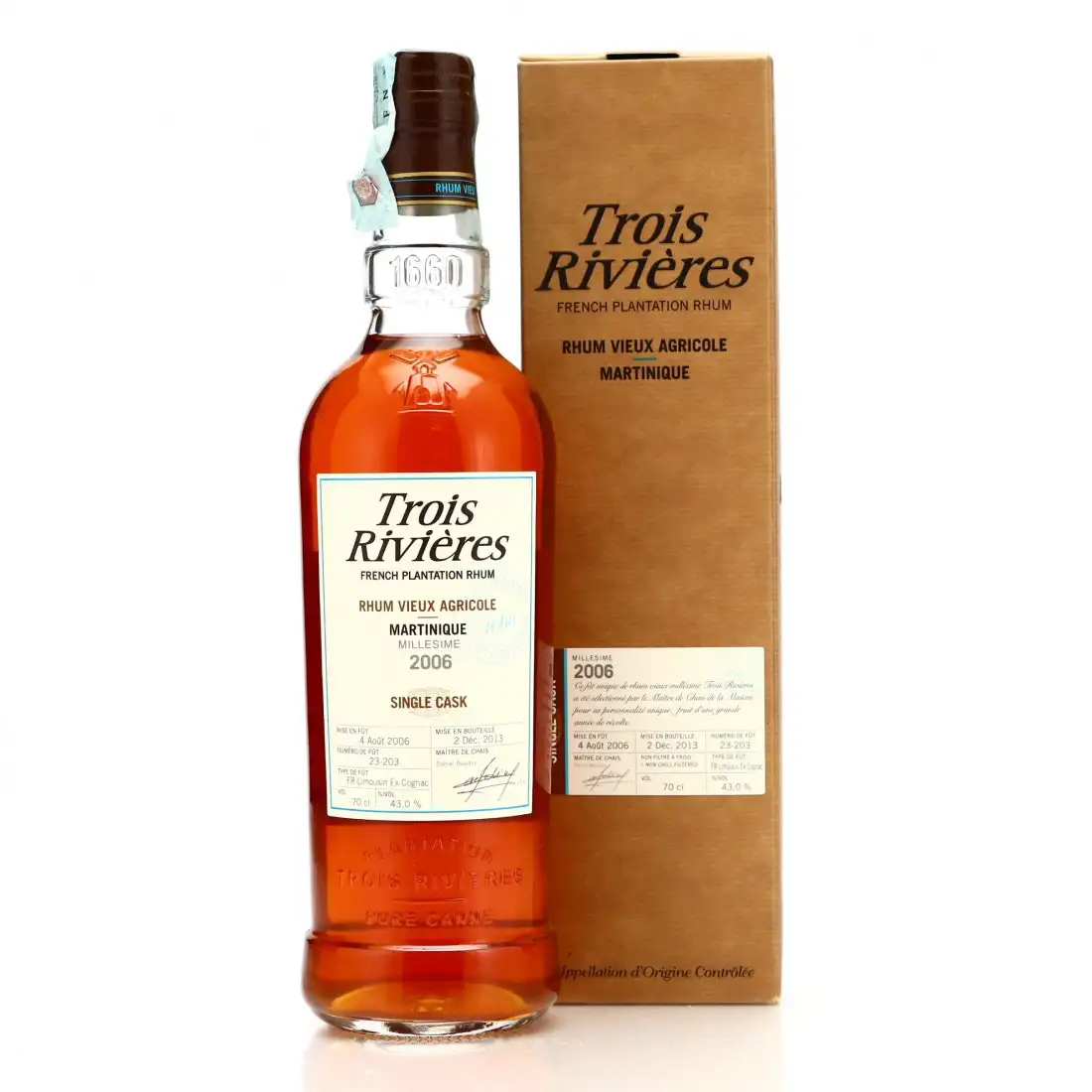 High resolution image of Trois Rivières Single Cask 2006