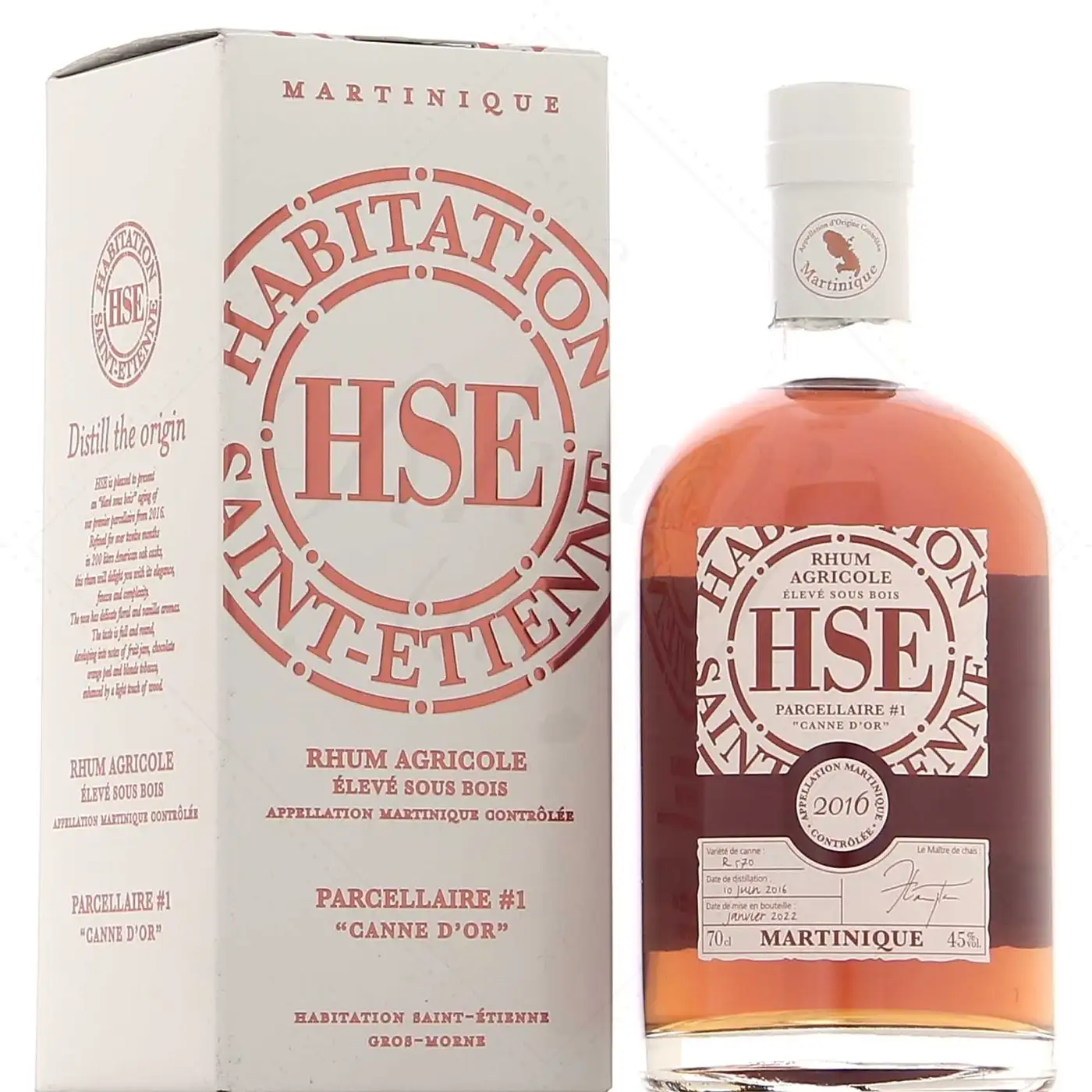 Bottle of HSE Parcellaire #1 Canne d‘Or 2016
