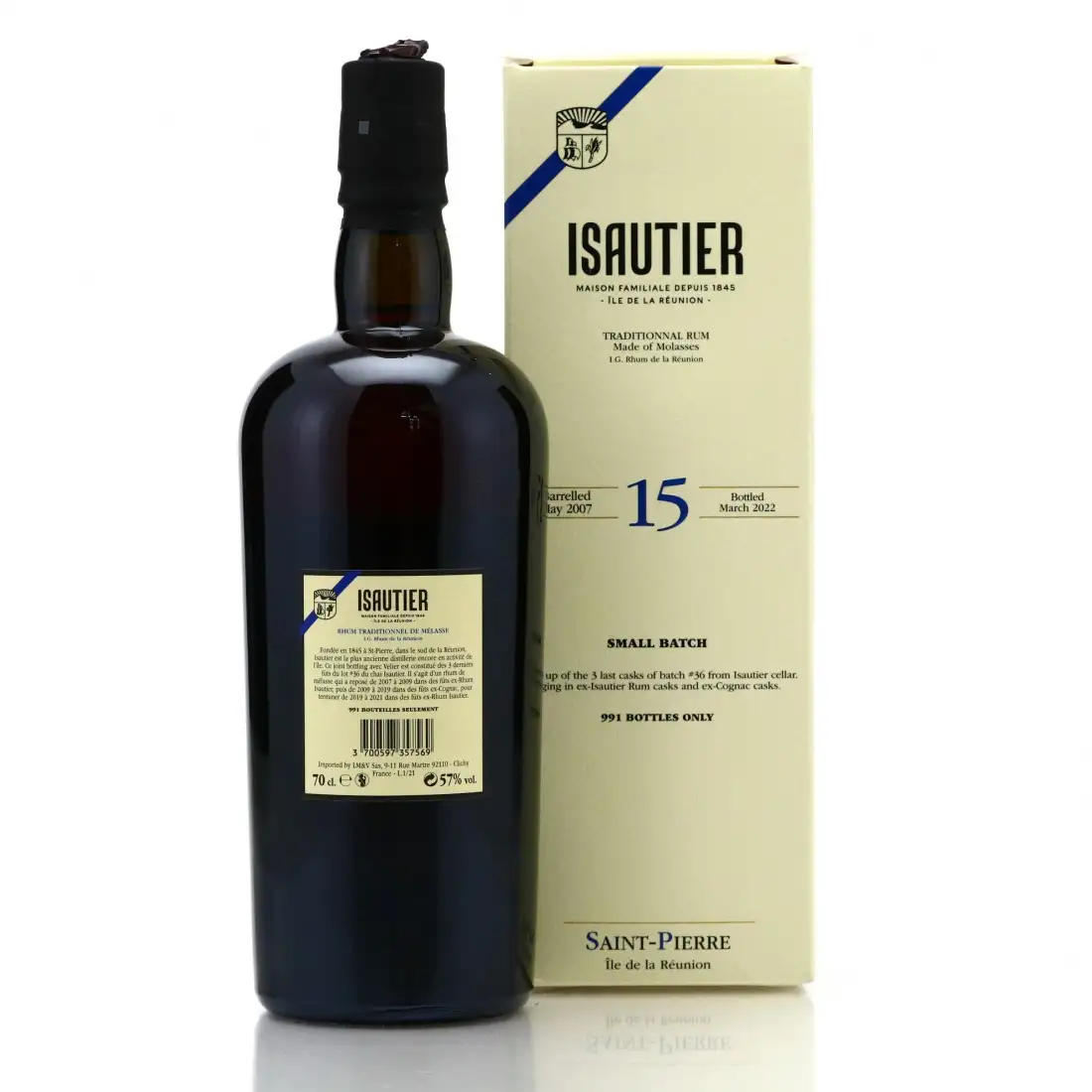 Hochauflösendes Bild von Velier Isautier Small Batch 2007