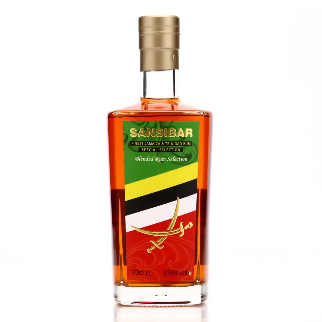 Bottle of Sansibar Finest Jamaica & Trinidad Rum Special Selection
