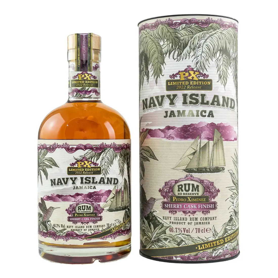 Hochauflösendes Bild von Navy Island Hampden Pedro Ximénez (PX) Sherry Cask Finish (2022)