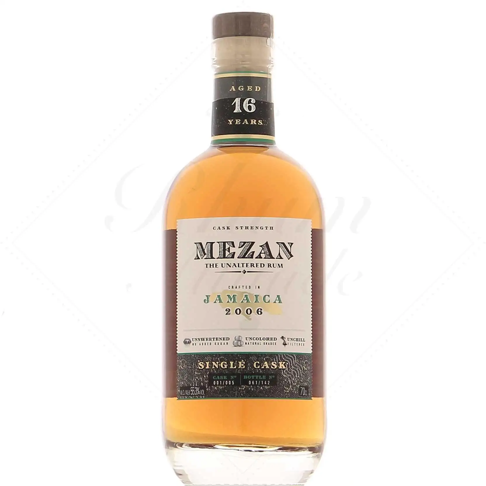 Bottle of Mezan Jamaica 2006
