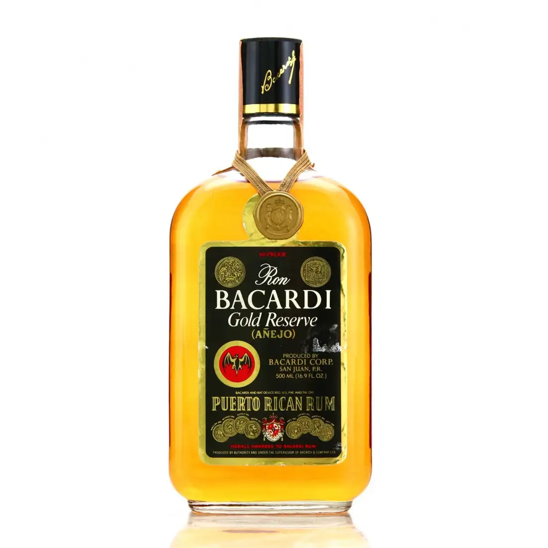 Bottle of Bacardi Gold Reserve (Añejo)
