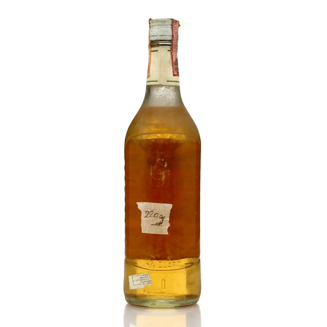Hochauflösendes Bild von Don Q Puerto Rican Rum Gold Label (1970s)