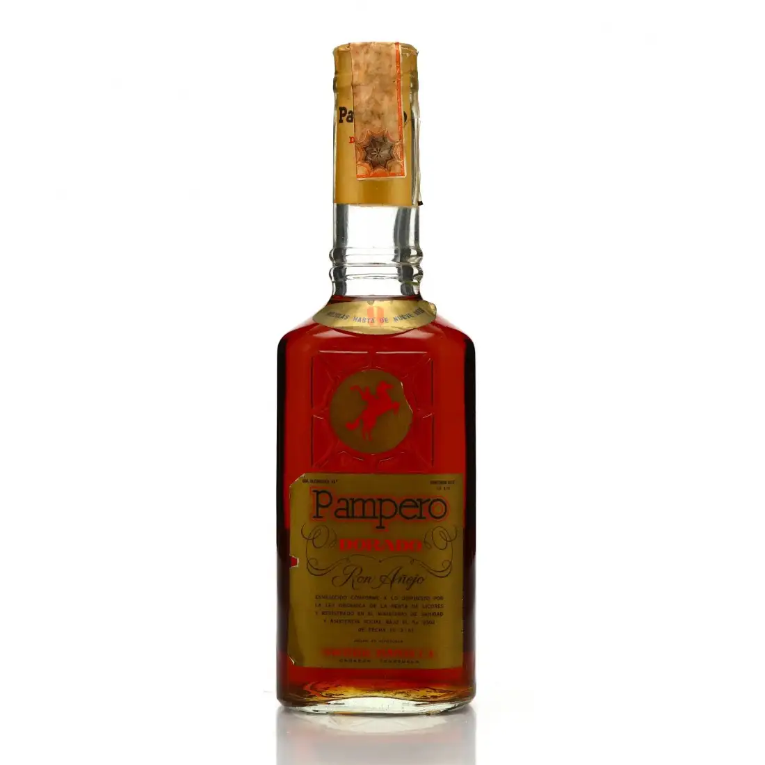 Bottle of Pampero Dorado Ron Añejo (1970s)