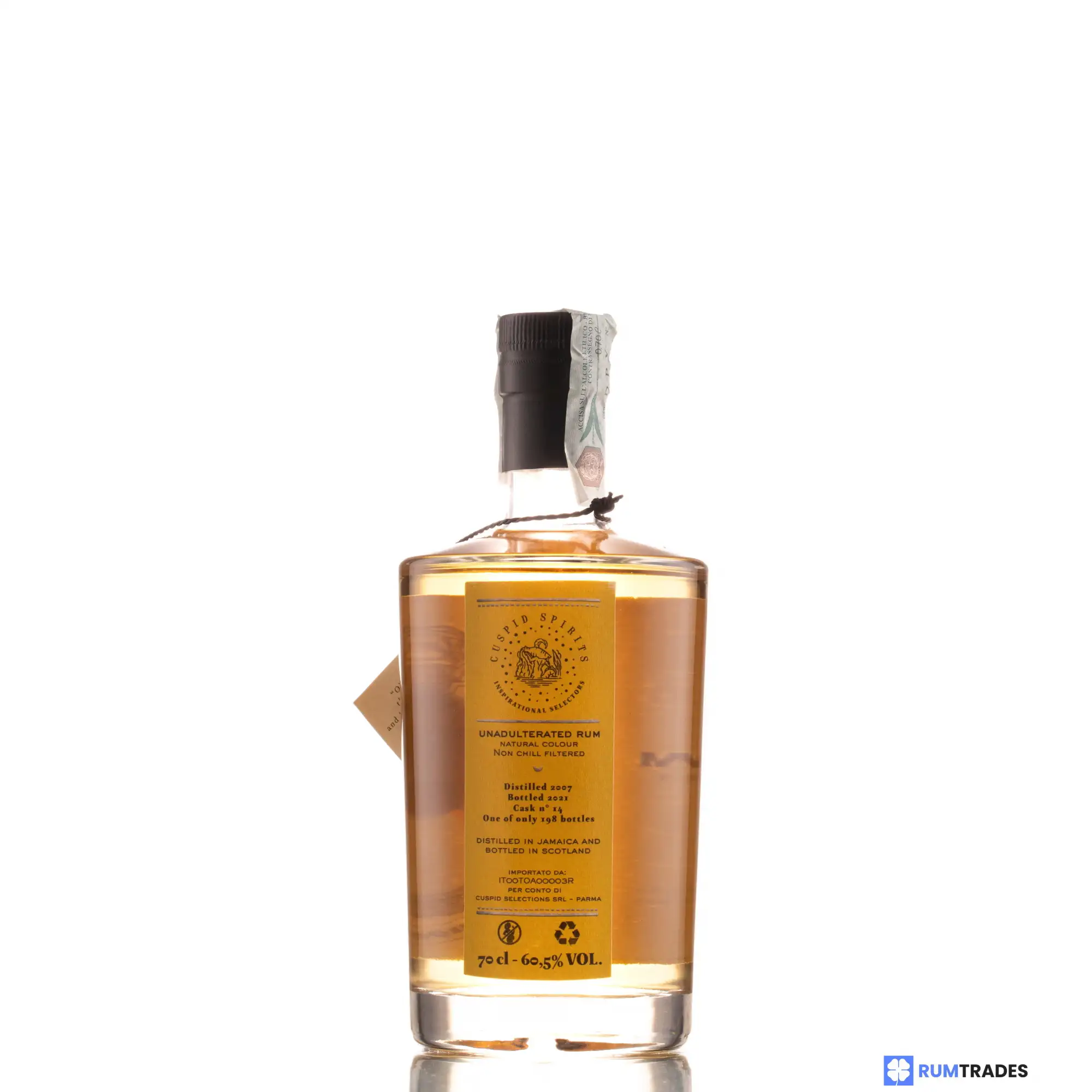 Hochauflösendes Bild von Cuspid Selections Hampden Jamaica Rum C<>H 2007