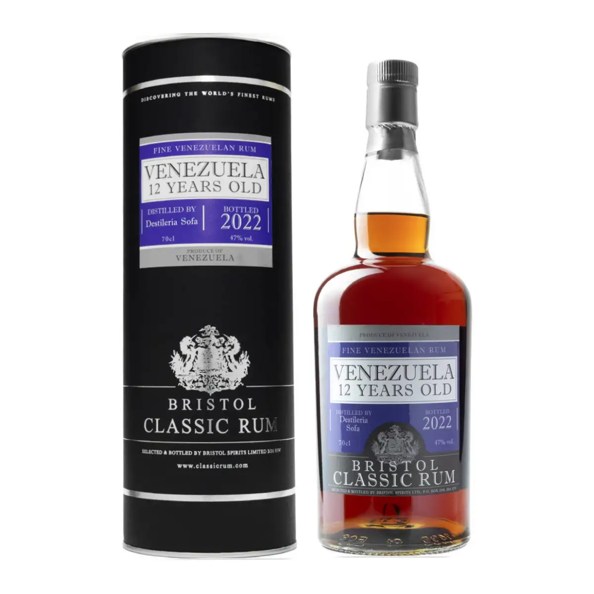 Bottle of Bristol Destileria Sofa Venezuela 12 Years Old 2010