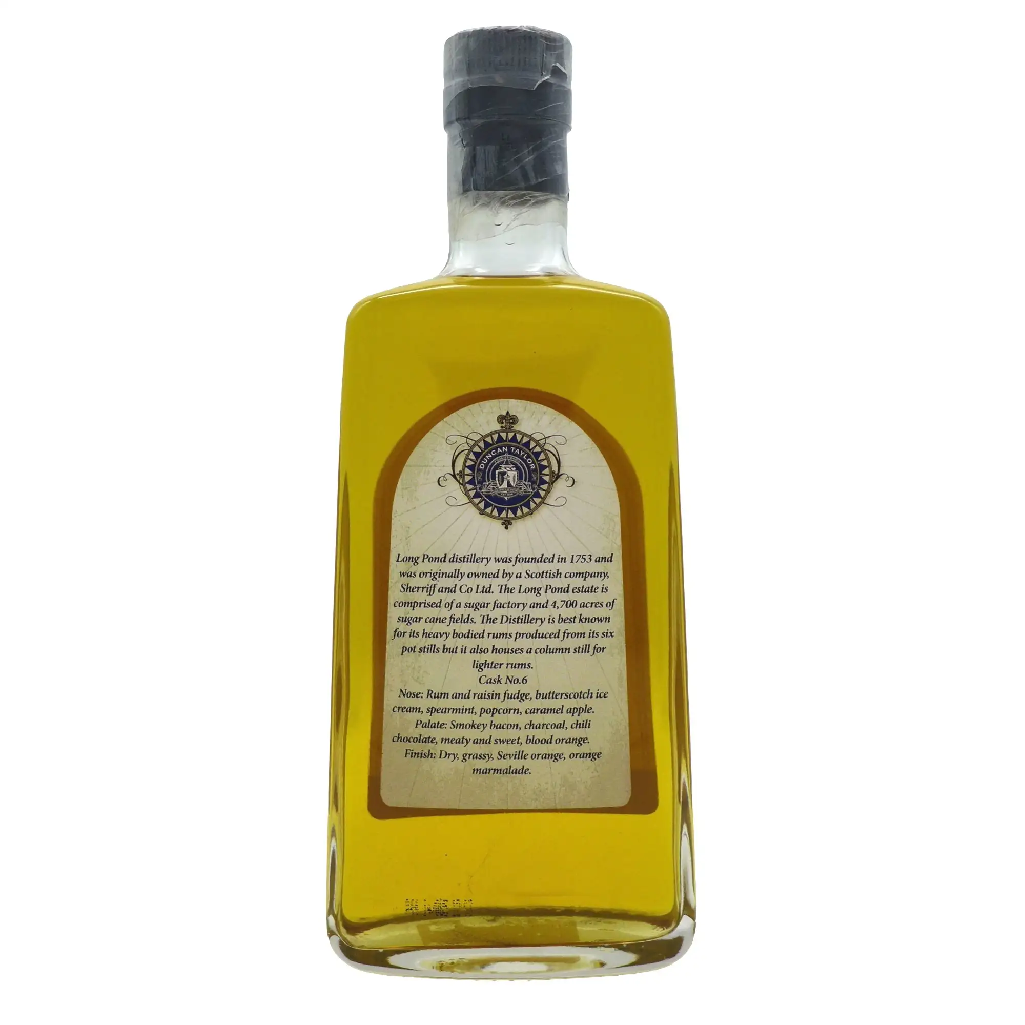 Hochauflösendes Bild von Duncan Taylor Long Pond Single Cask Rum 2000