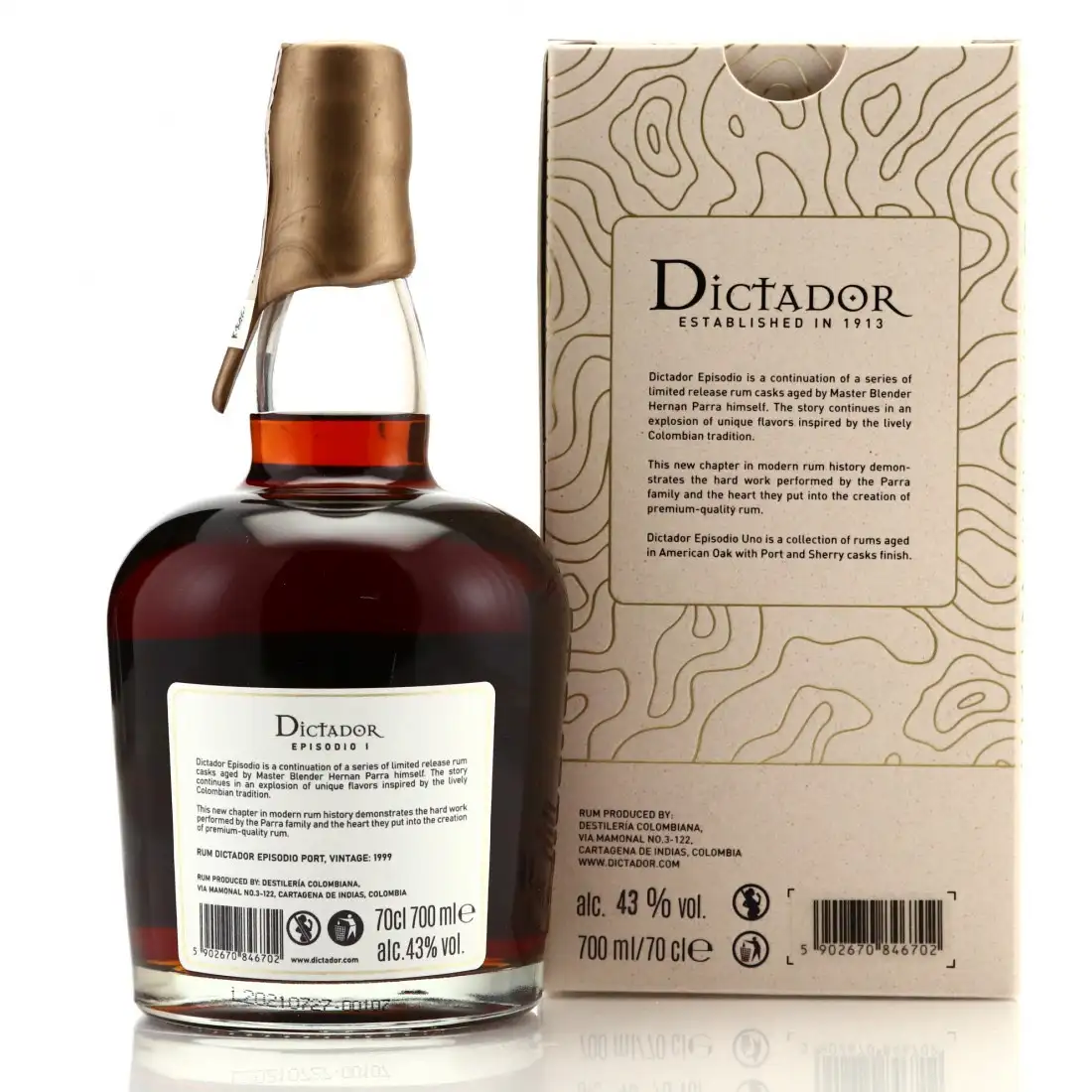 High resolution image of Dictador Episodio 1 Port Cask 1999