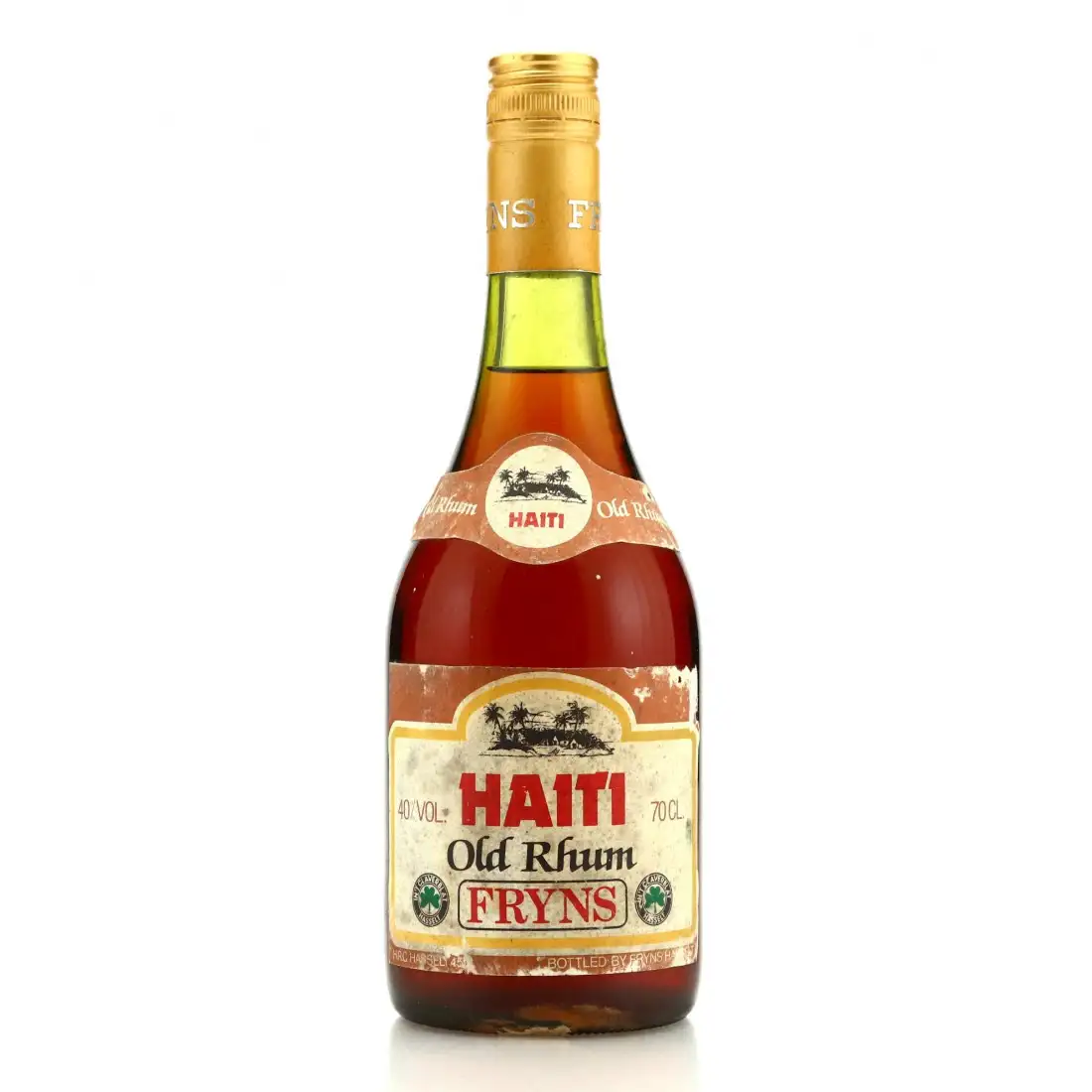 Bottle of Fryns Haiti Old Rhum