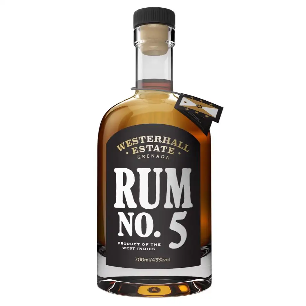 Bottle of Westerhall Estate Rum No. 5