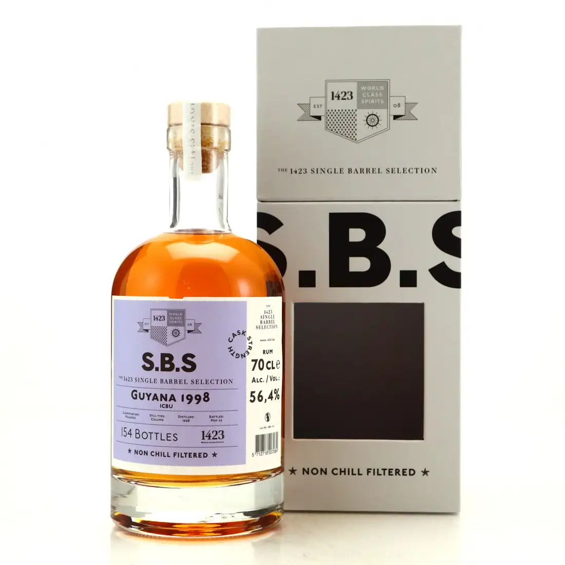 Bottle of Uitvlugt S.B.S Guyana ICBU 1998