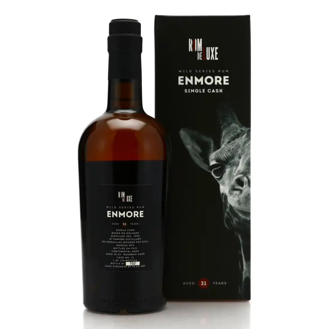 Hochauflösendes Bild von Romdeluxe Enmore Wild Series Rum Enmore No. 27 (batch 1) MEV 1990