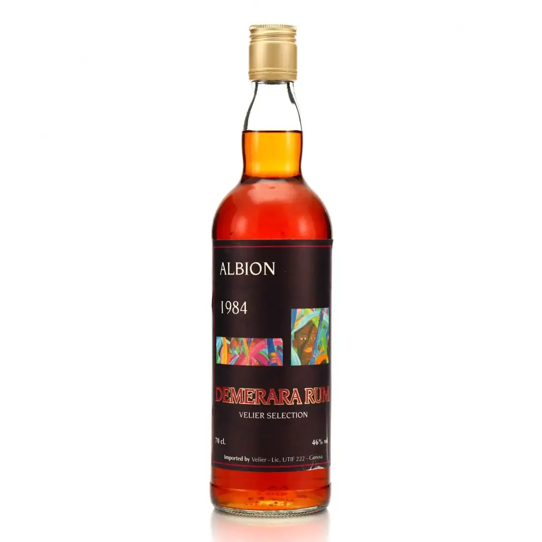 Bottle of Velier Albion Demerara Rum 1984