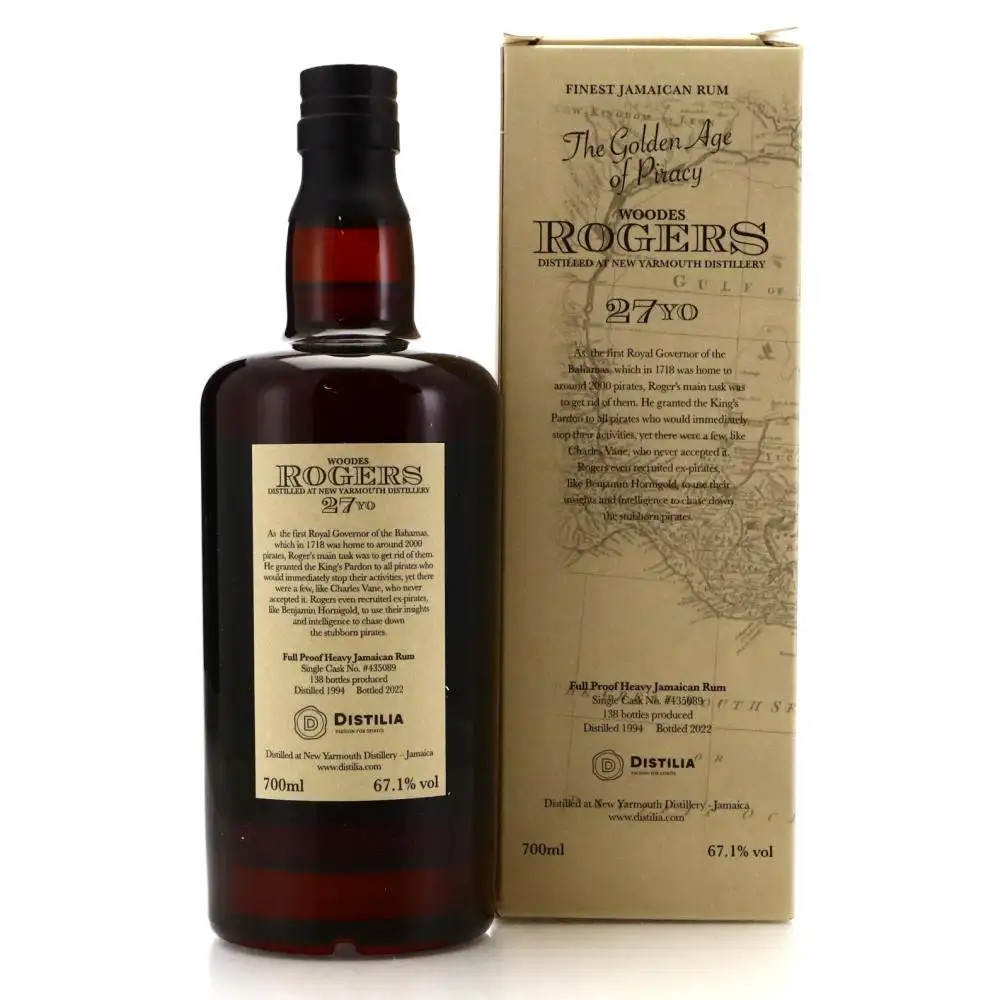 Hochauflösendes Bild von Distilia New Yarmouth The Golden Age of Piracy Woodes Rogers 1994