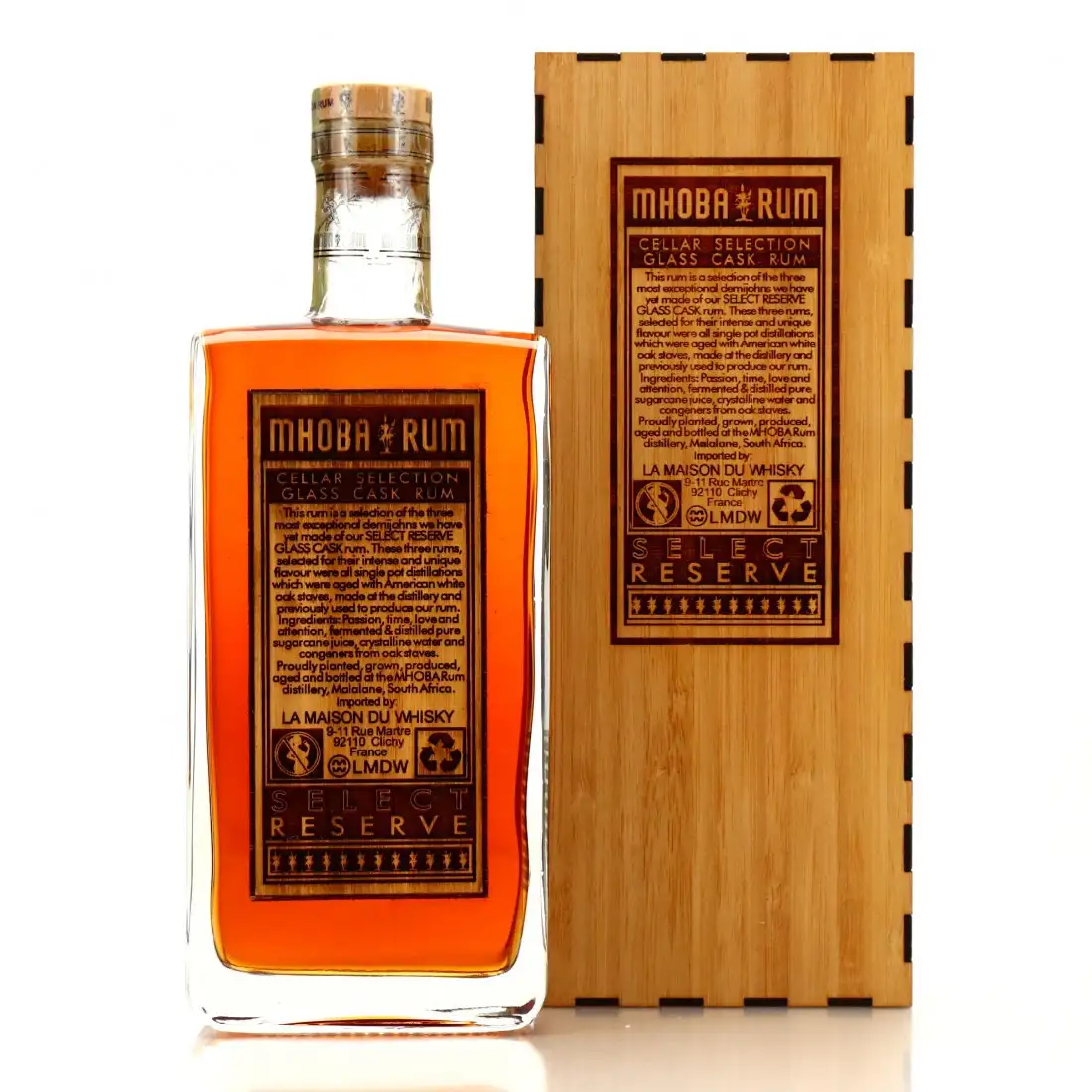 Hochauflösendes Bild von Bar 1802 MHOBA Cellar Selection Glass Cask Rum